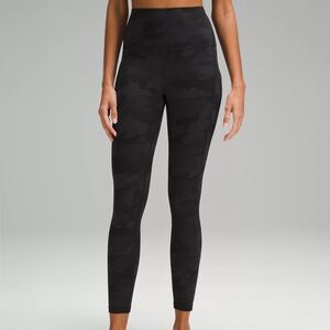 lululemon athletica Black Camo Leggings